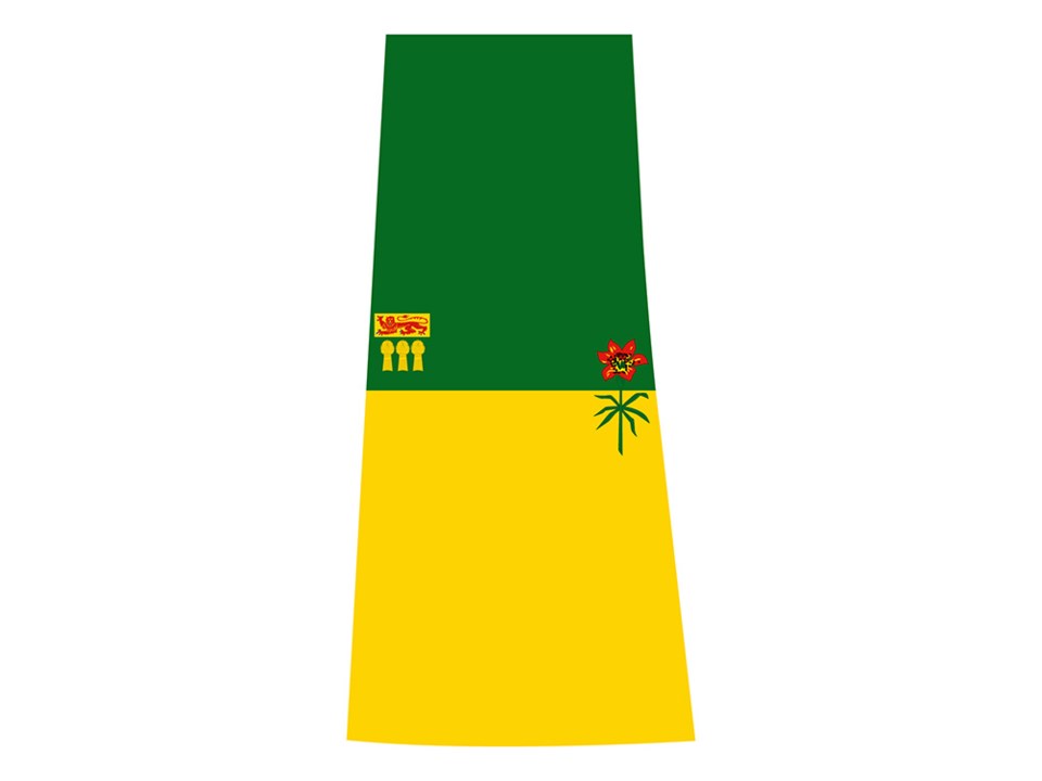 sask map green yellow